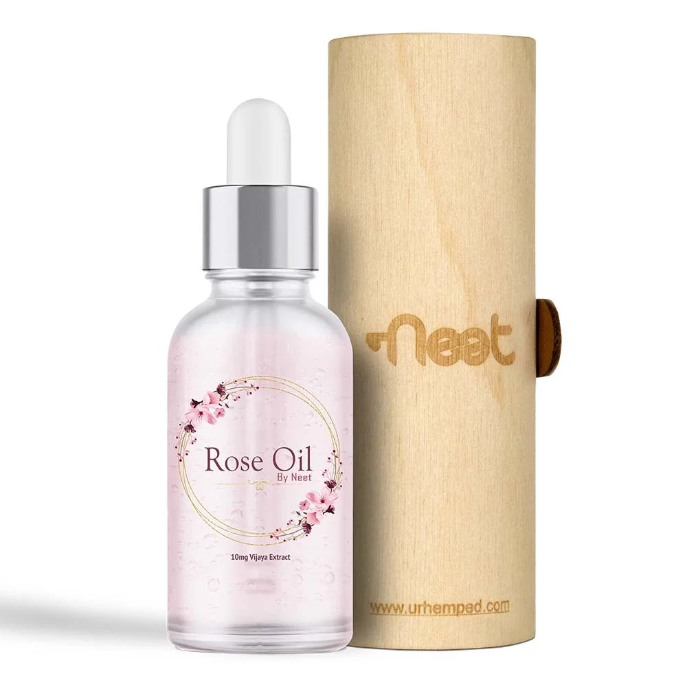 Neet 10mg Organic Rose Face and Body CBD Oil