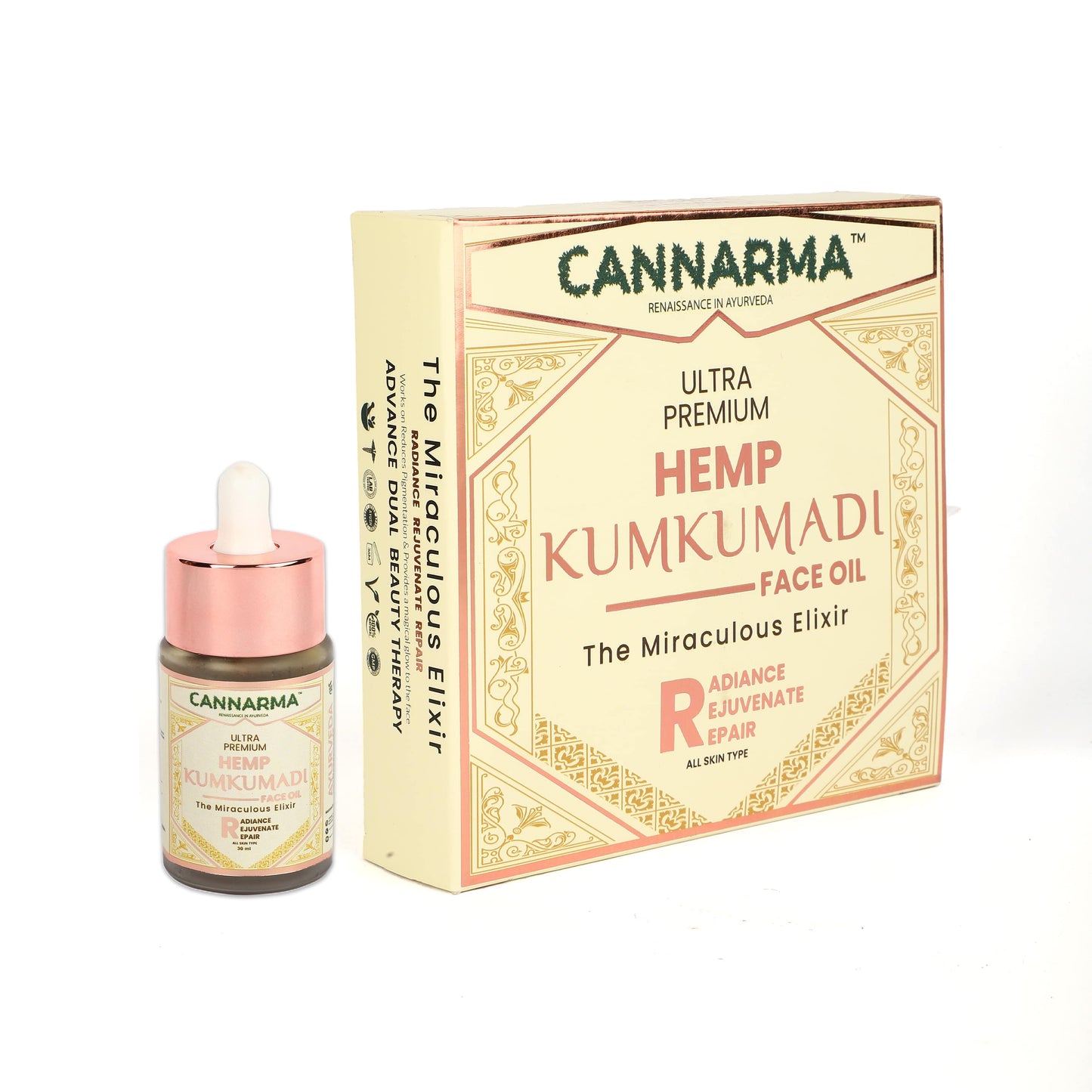 Cannarma Hemp Kumkumadi Face Oil