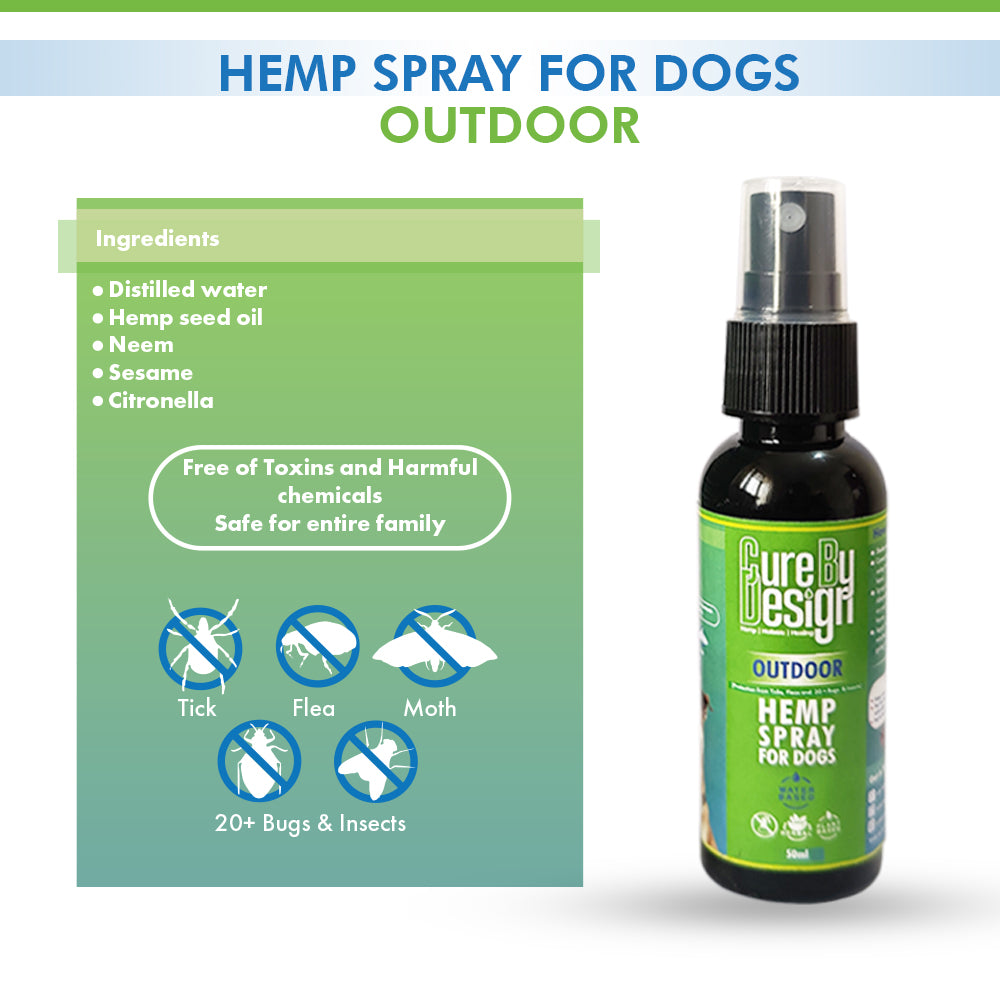 Cure By Design Hemp Spray for Dogs